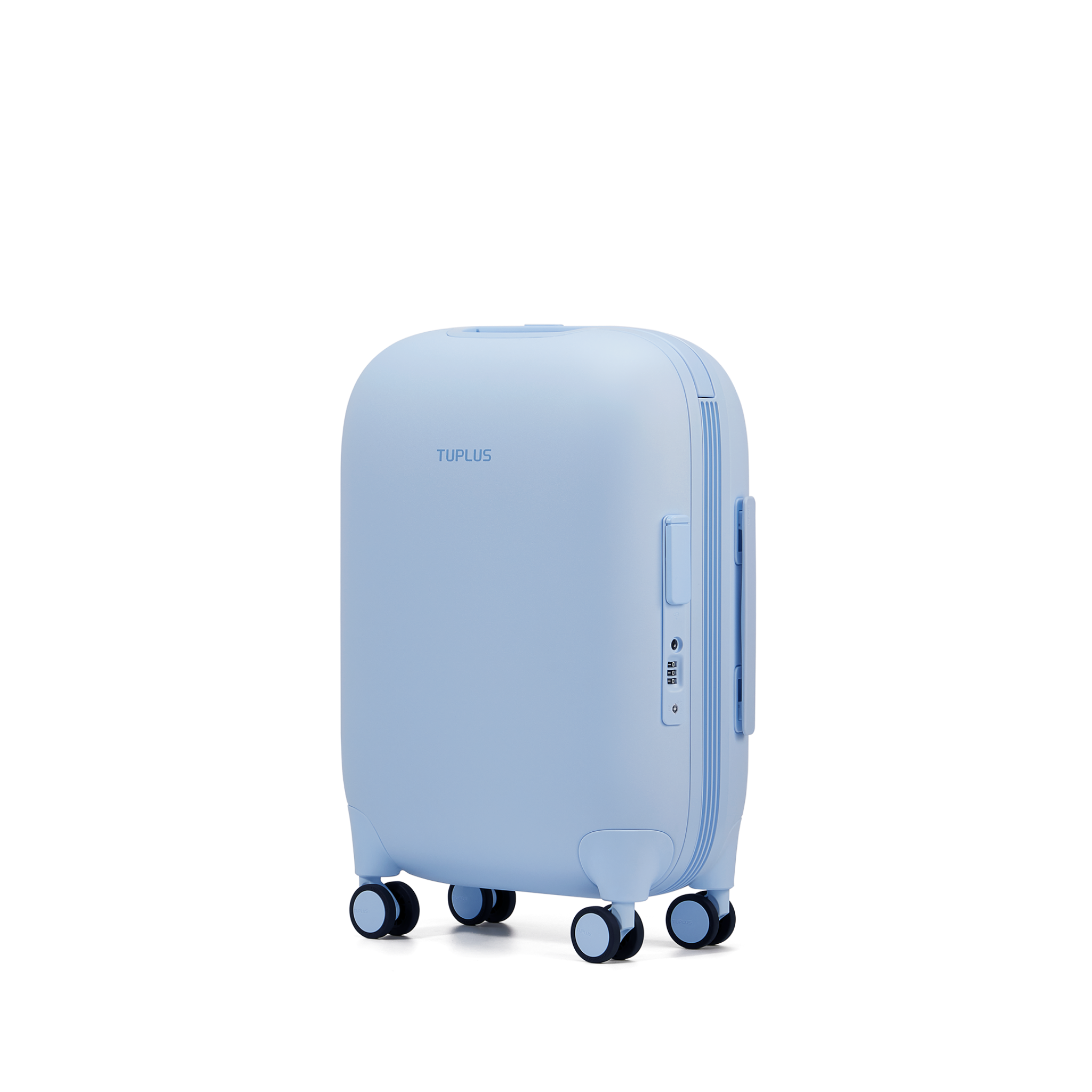 TUPLUS Time Capsule Standard Carry-On Suitcase, Blue Ocean