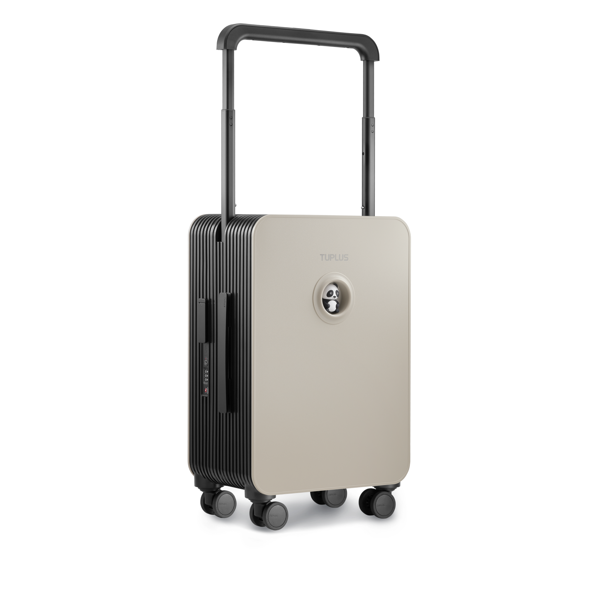 TUPLUS Balance Standard Carry-On Suitcase with Animal Figurine Inset
