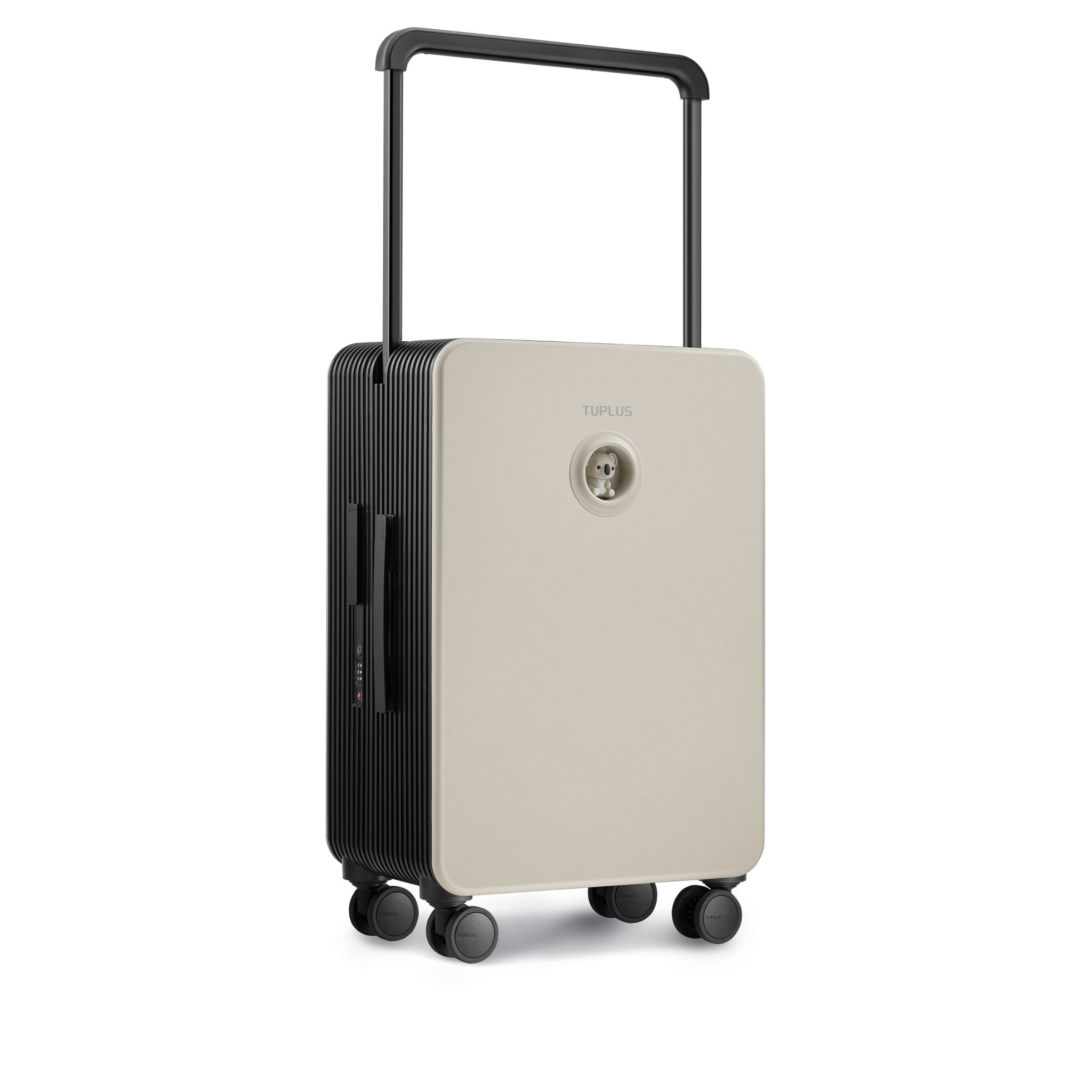 TUPLUS Balance Medium Checked Suitcase with Animal Figurine Inset - TUPLUS Offical Store