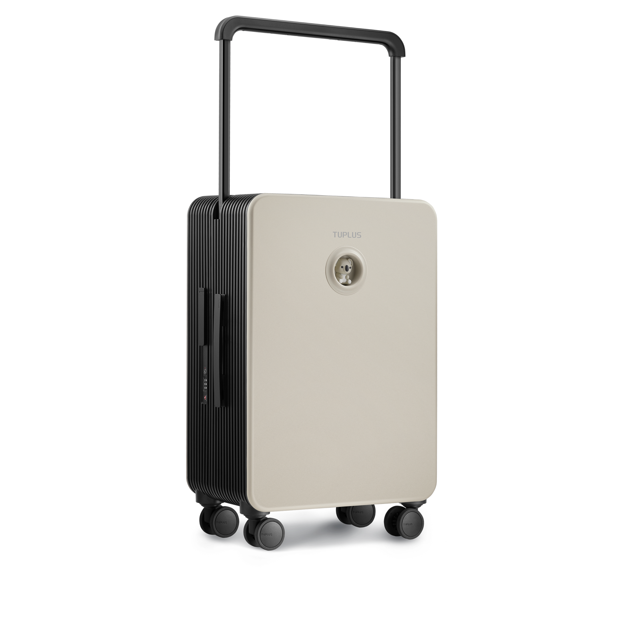 TUPLUS Balance Medium Checked Suitcase with Animal Figurine