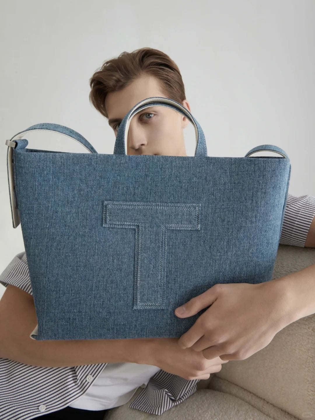 TUPLUS Get Away Denim Tote Bag